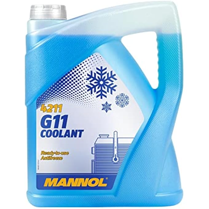 MANNOL BLUE ANTIFREEZE COOLANT 5L READY MIXED G11 - Image 1